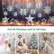 15pcs 3D Large Iridescent Paper Snowflakes Winter Ornament - 3 Sizes